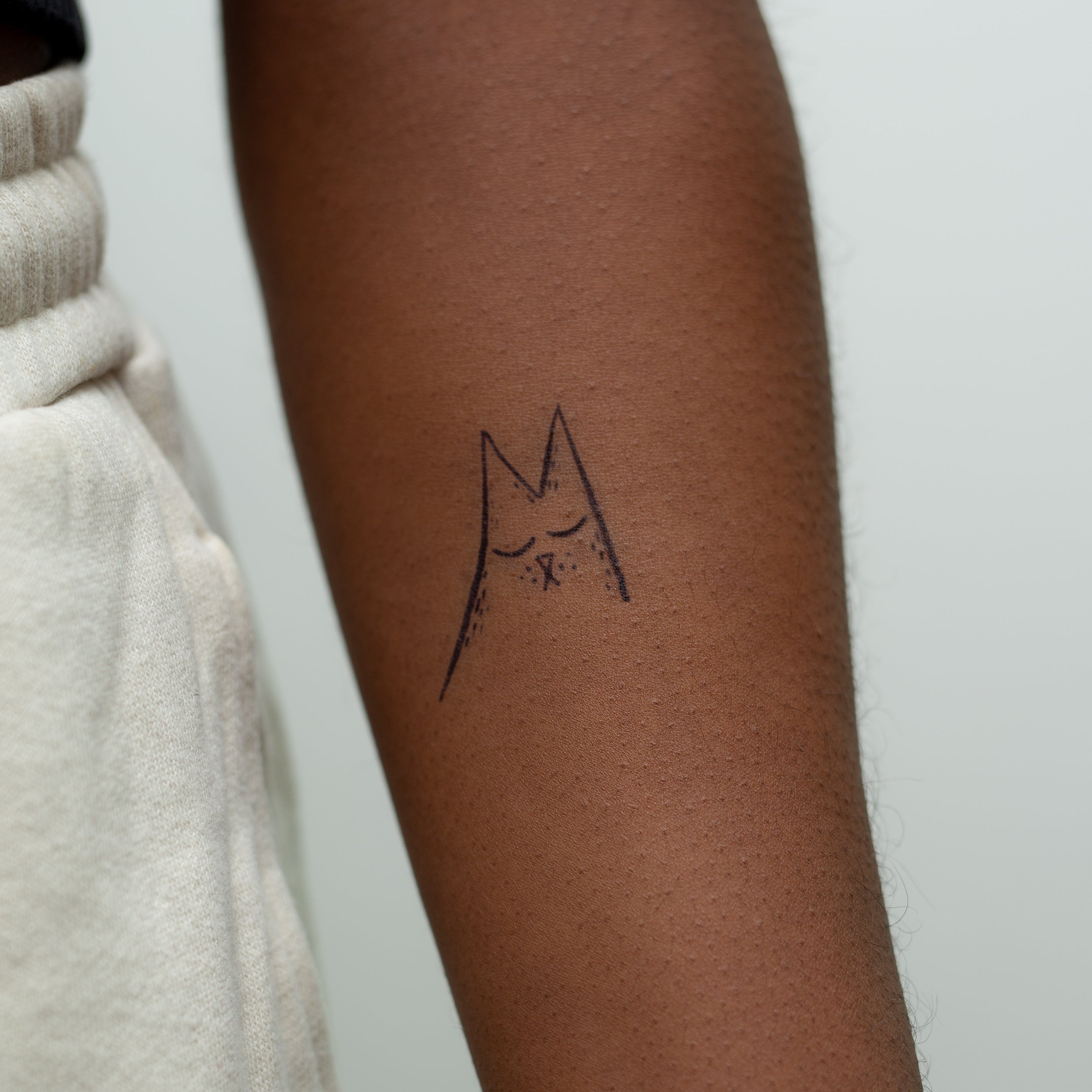 Outline minimalist cat tattoo | jessicahundglycgenjeo1984's Ownd